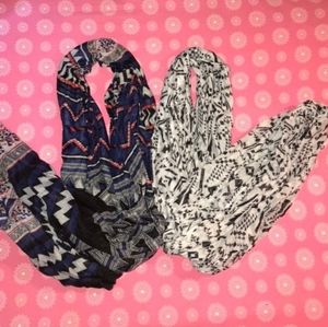 Charlotte Russe scarves (lot of 2)